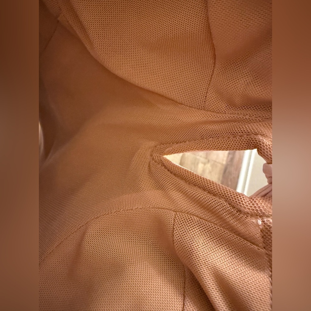 Miaou Aphex Corset Faux Leather Top in Rose Pink - Picture 9 of 11